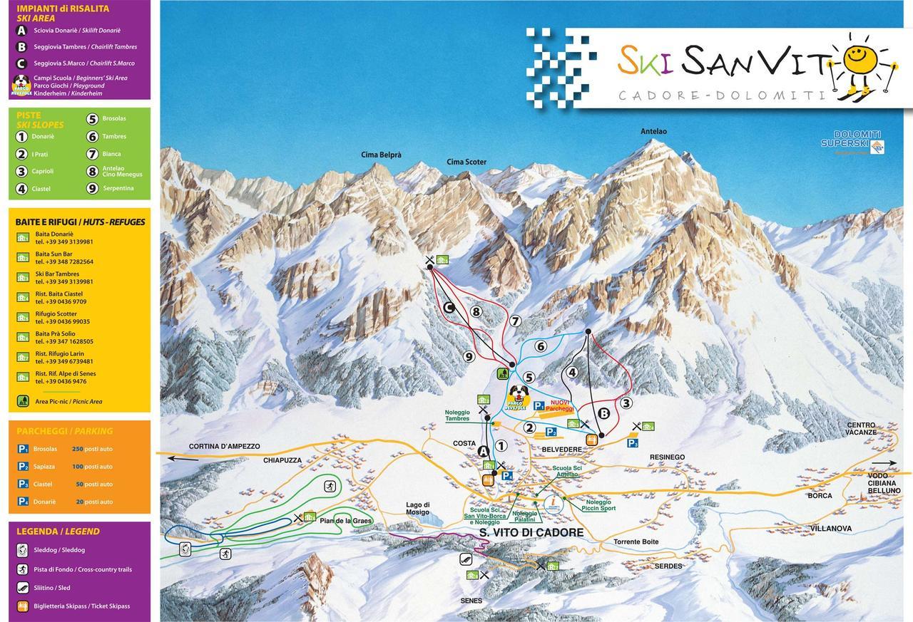 Hotel Il Cardo San Vito di Cadore Luaran gambar